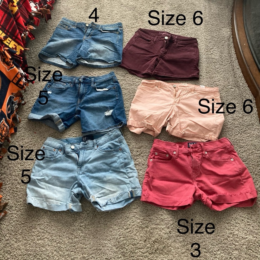 Blue jeans shorts